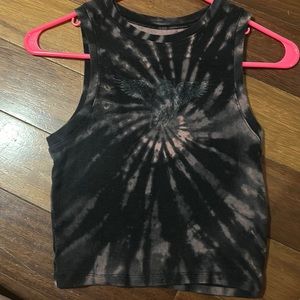 tie dye tank crop top